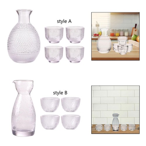 Sake pot set glass - pot,