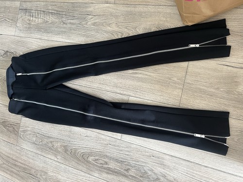 Zara basic black trouser - black, pants