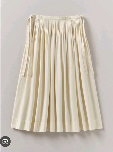 Toast pleated cotton - cotton, linen