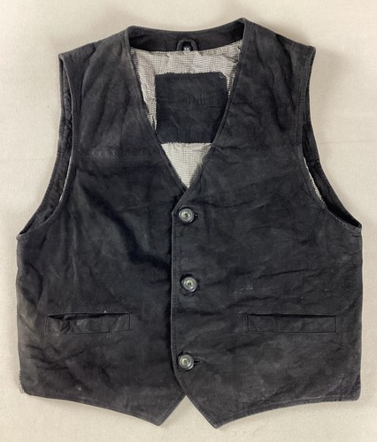 Leather vest waistcoat - vest,
