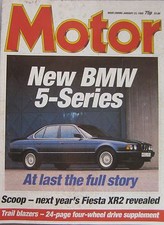 Motor magazine 1988 - magazine, 23/1/1988