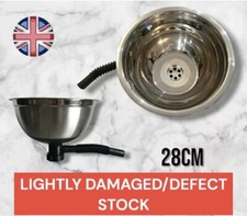 Damage defect round sink - round, ss