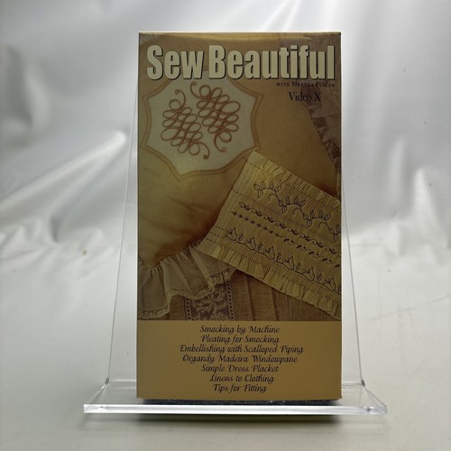 Sew beautiful video vhs - sew, x
