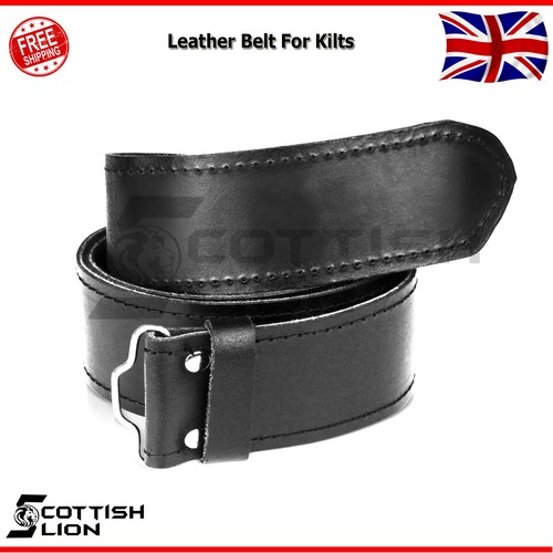 Genuine cowhide leather kilt - cowhide,
