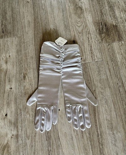 Vintage style silver - silver, satin