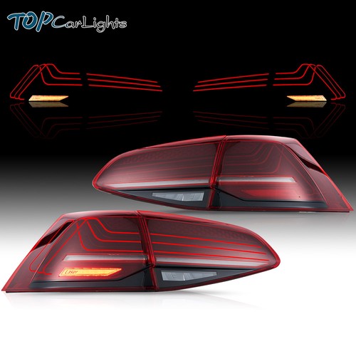 Vland red led tail lights - red,