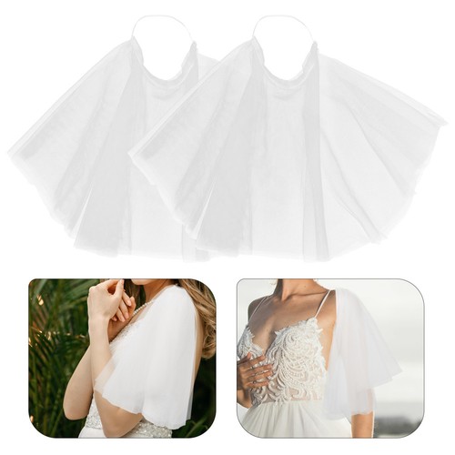 Pcs removable sleeves tulle - sleeves,