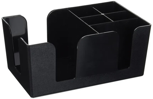 Black bar caddy tidy - bar, napkin