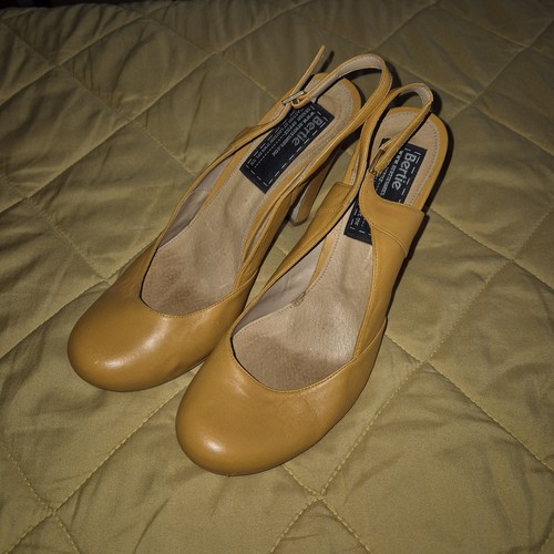 Bertie orange leather block - bertie,