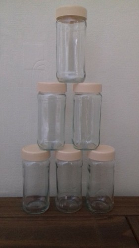 Glass jars with - glass, screw