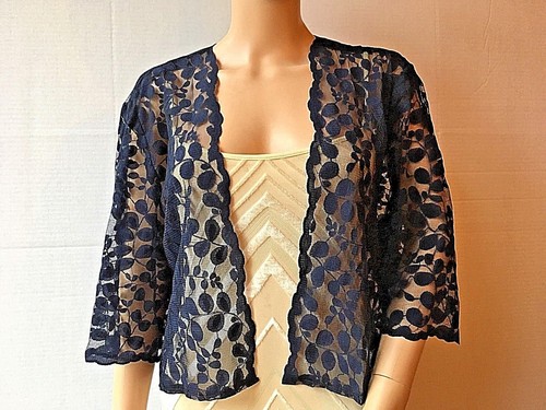 Navy blue lace bridal - lace,