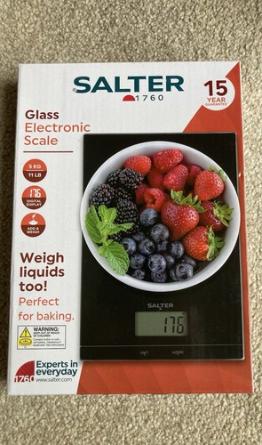 Salter glass electronic scale - electronic,