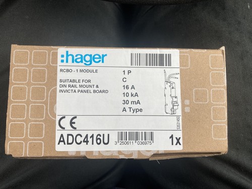 Hager 16a single - hager,