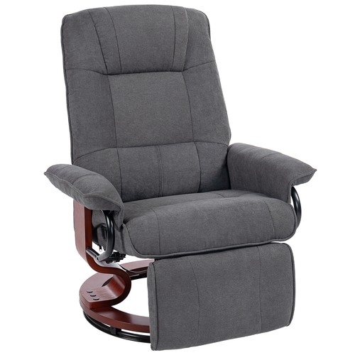 Homcom manual recliner swivel - recliner,
