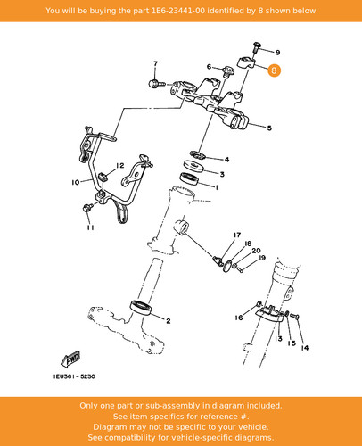 Yamaha holder handle upper - holder,,