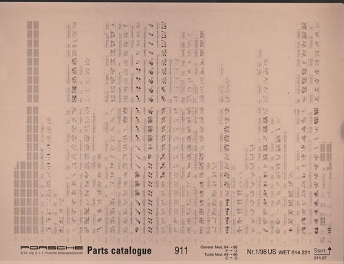 Oem porsche 911 carerra - oem, 84-86