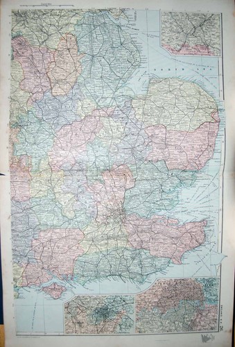 Original old antique print - original,