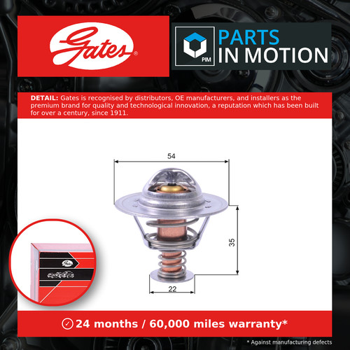 Coolant thermostat fits opel - thermostat,