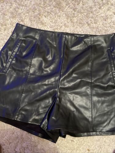 Faux leather shorts size - shorts,