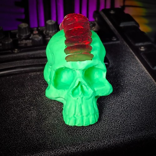 Skull guitar pick plectrum - skull,