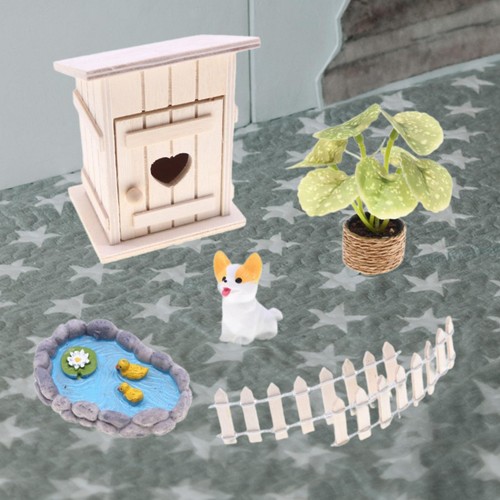 Piece miniature fairy house - miniature,