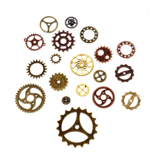 100 pcs steampunk - cogs, and