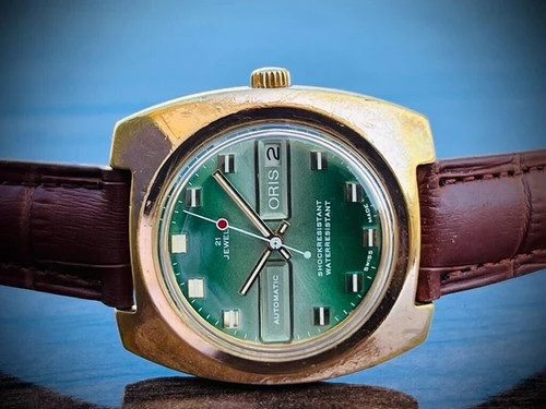 Vintage oris ultra rare green - vintage,