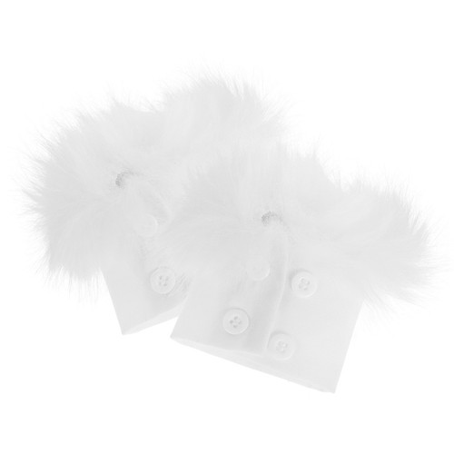 Pair soft fuzzy faux - 1,
