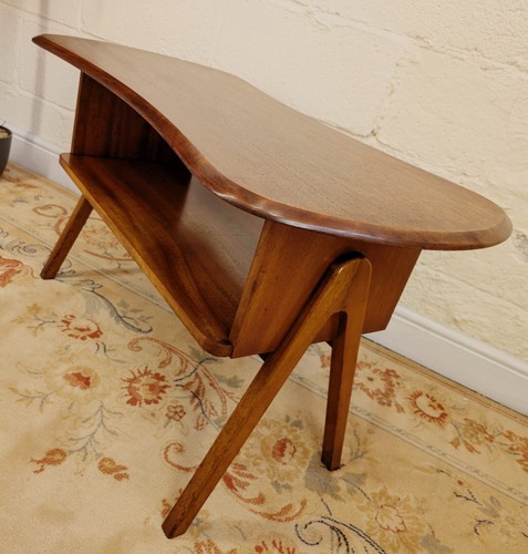 Mid century kidney - mid, teak