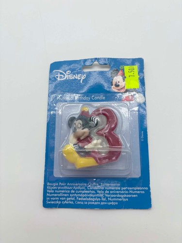 Disney number red candle - number,