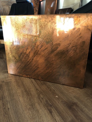 Etched distressed copper - distressed,