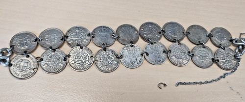 Antique vintage threepenny - /,