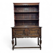 Antique oak welsh dresser - dresser,