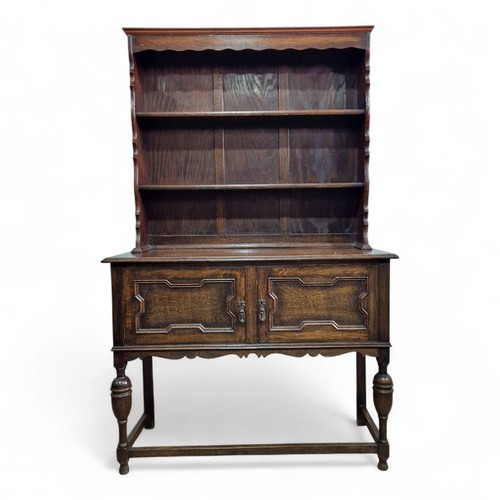 Antique oak welsh dresser - antique,