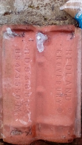 Redland roof pan tiles - roof, pan-tiles
