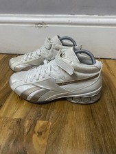 Reebok HexRide Trainers Women's UK 5 White Hook & Loop Mid Top Running Shoes VTG