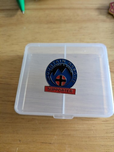 Mountain rescue supporter - supporter, pin