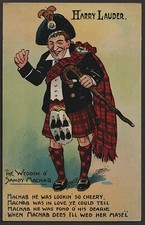 HARRY LAUDER postcard "The