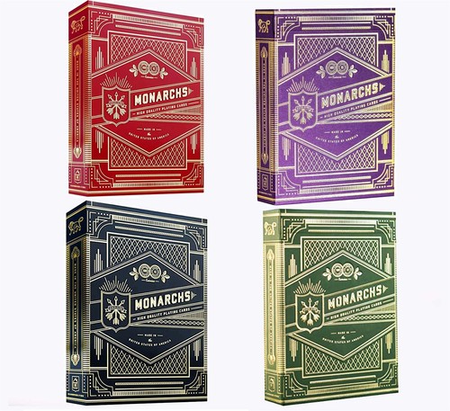 Monarch playing cards - playing, by