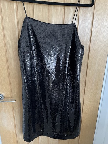 New black sequin dress m - new,