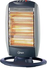 1200W ELECTRIC HALOGEN HEATER OSCILATTING 3 BAR PORTABLE QUARTZ 3 HEAT SETTINGS