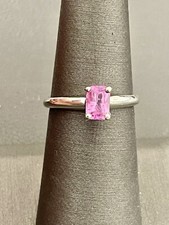 14KT White Gold 0.92CT Pink