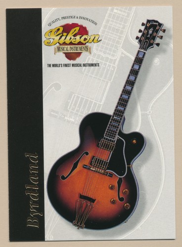 Byrdland gibson guitar card - -,