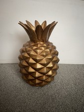Gold Pineapple Vase 23cm Tall