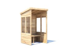 Dunster House Apocallipo Garden Arbour With Glazed Panels, W4' x D4'