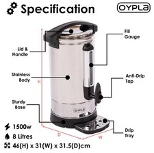 Water boiler 10l Commercial