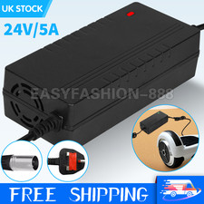 24V Mobility Scooter Wheelchair Battery Charger 5A Amp XLR Scooter Charger UK