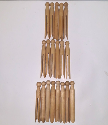 Set vintage wooden - of,