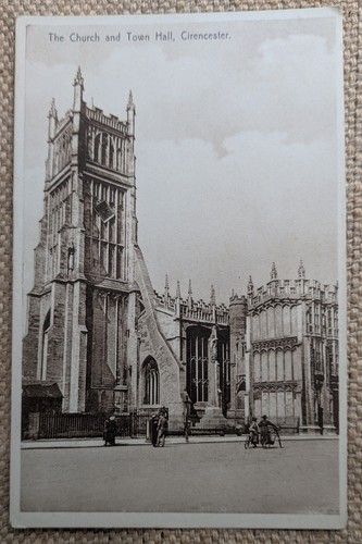 Cirencester church town - church,