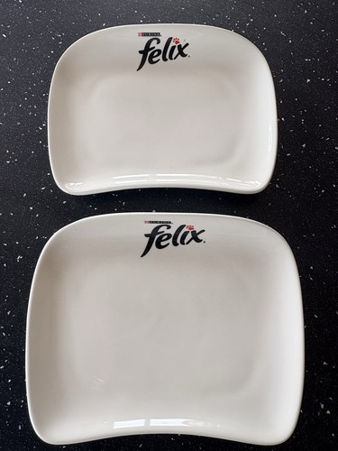 Felix purina cat plates - felix, of